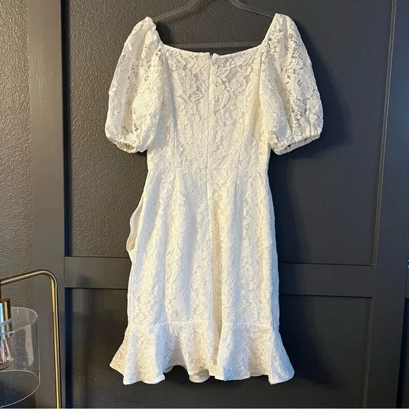 Sachin & Babi Anthropologie BHLDN Cailyn white lace dress size 8 - Picture 12 of 14